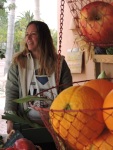 Entrevista a Bárbara Placenave, agricultora. Punt de vent d'hortalisses, Bio Xàbia. Foto: Anaïs Ferrer